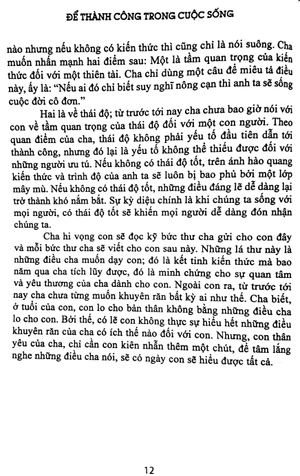 để thành công trong cuộc sống (2016) - thư gửi con trai của cha