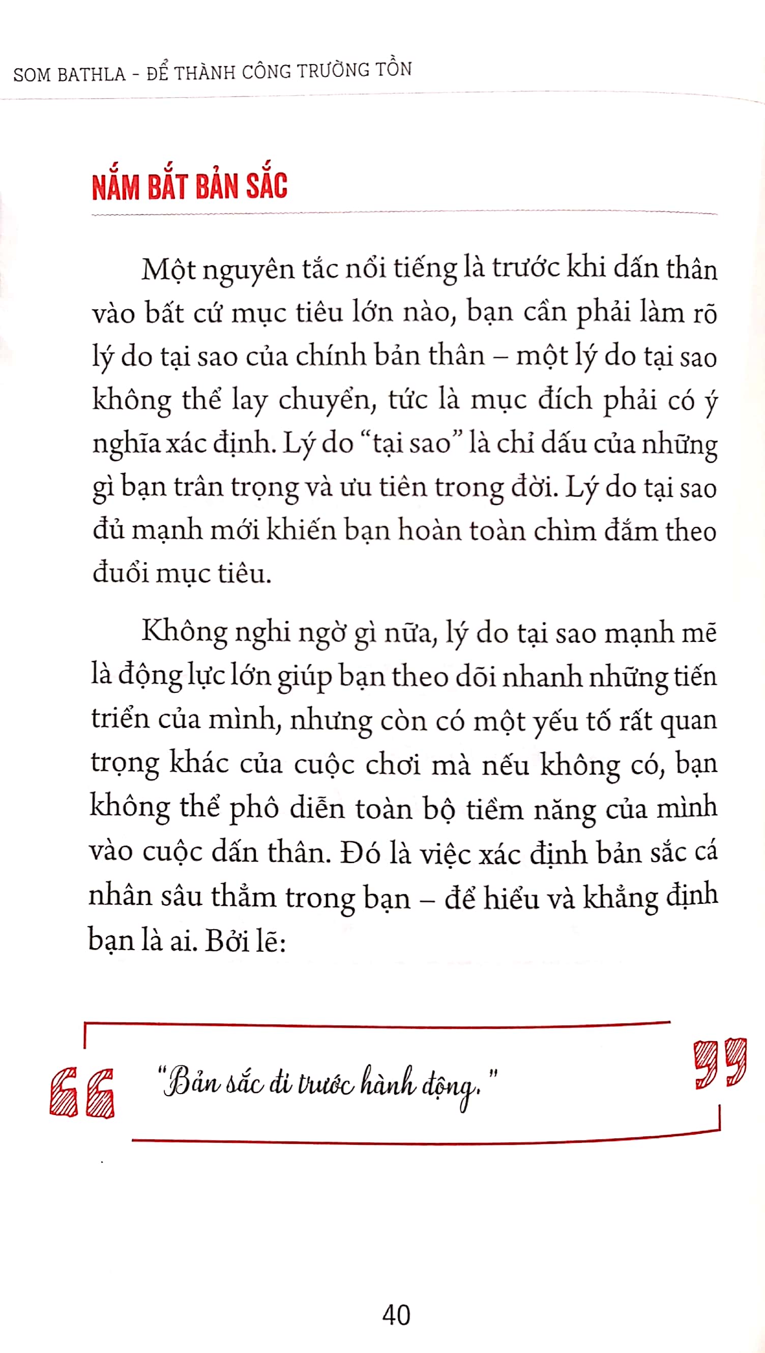 để thành công trường tồn