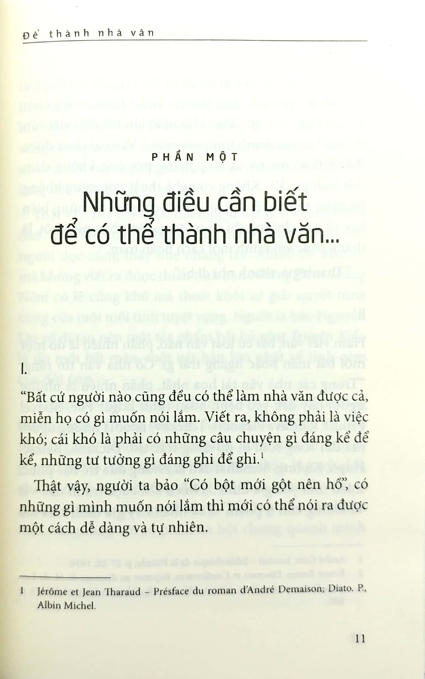 để thành nhà văn (tái bản 2021)
