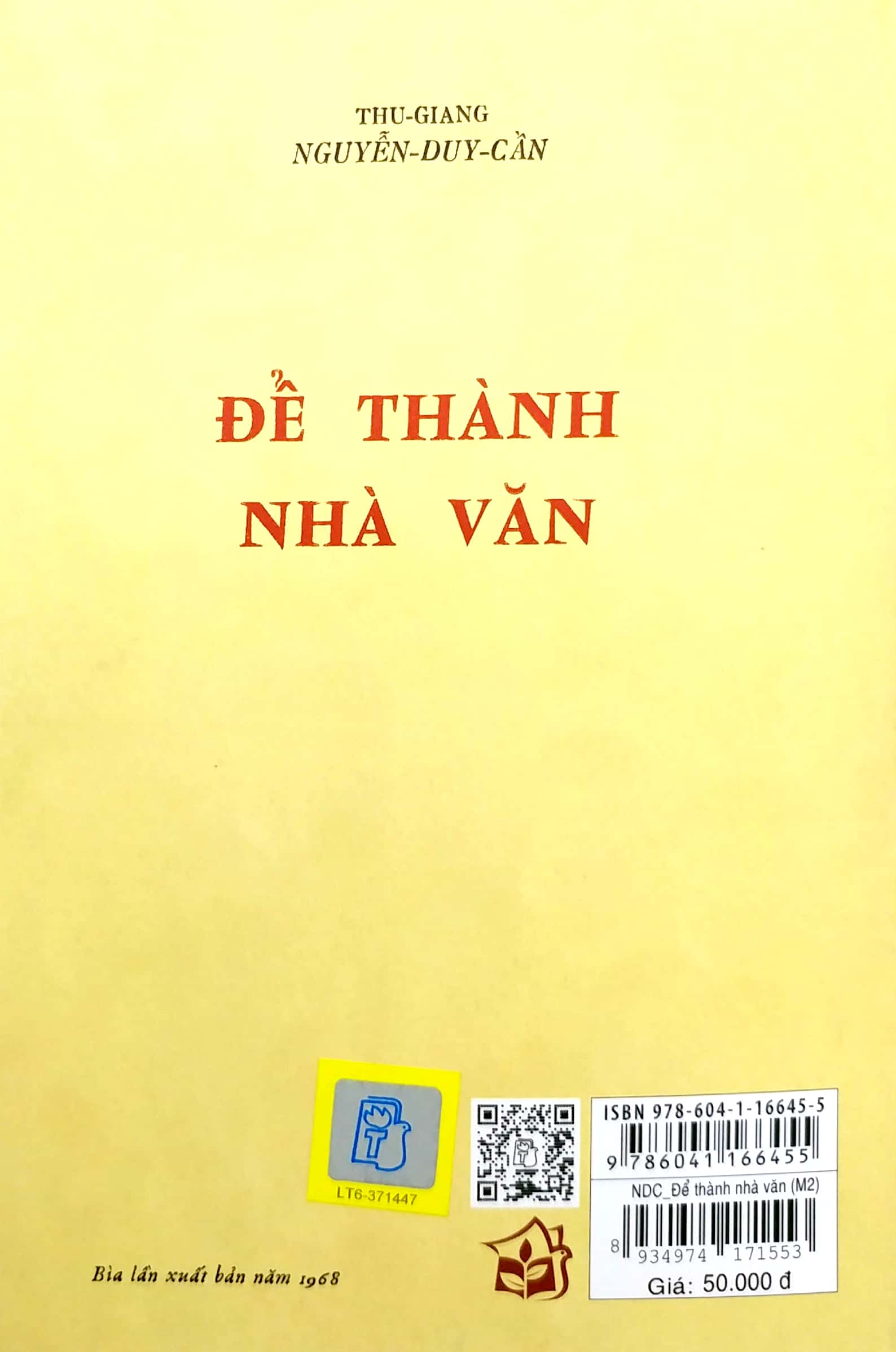để thành nhà văn (tái bản 2021)