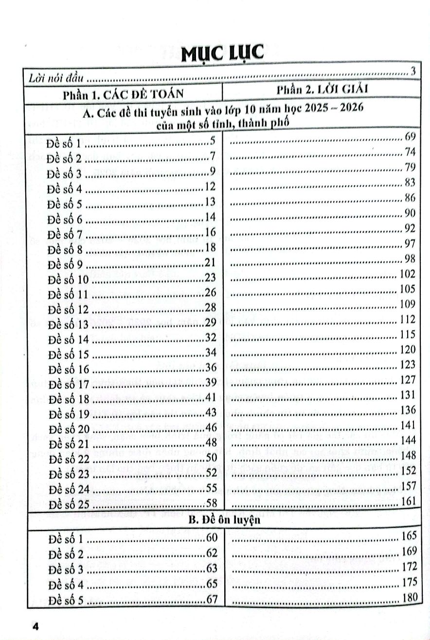 Đề Thi Vào Lớp 10 - Môn Toán