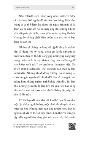 để trở thành người bán hàng giỏi nhất thế giới