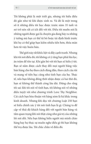 để trở thành người bán hàng giỏi nhất thế giới