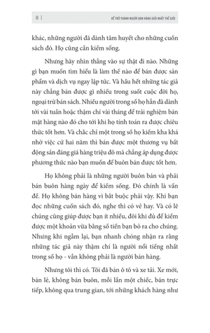 để trở thành người bán hàng giỏi nhất thế giới