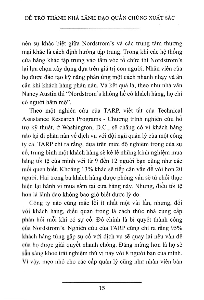 để trở thành nhà lãnh đạo quần chúng xuất sắc