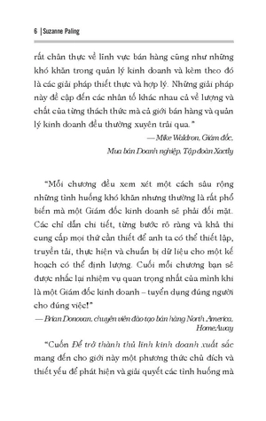 để trở thành thủ lĩnh kinh doanh xuất sắc