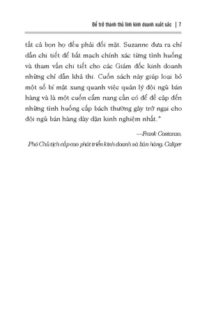 để trở thành thủ lĩnh kinh doanh xuất sắc