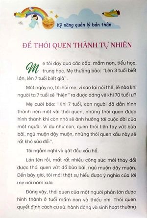 để trưởng thành mạnh mẽ - tạo lập thói quen tốt