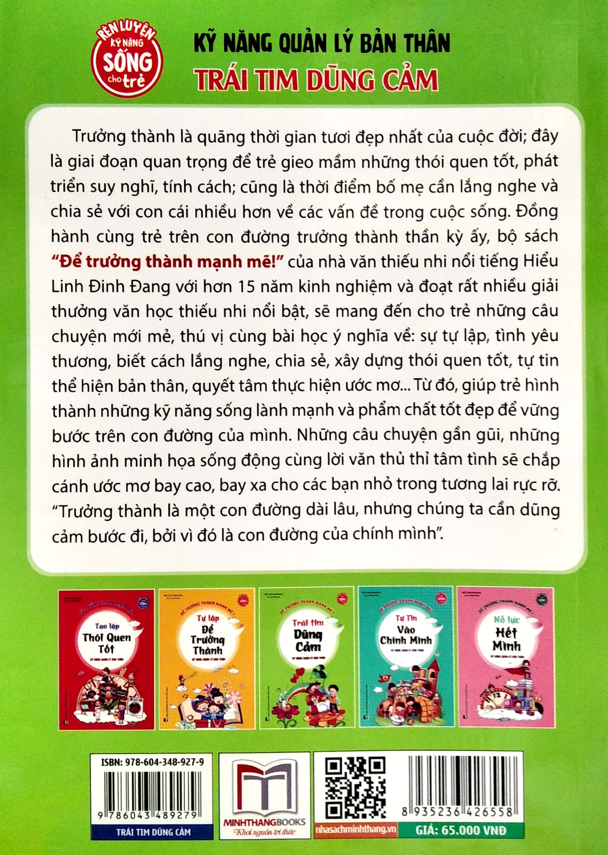 để trưởng thành mạnh mẽ - trái tim dũng cảm