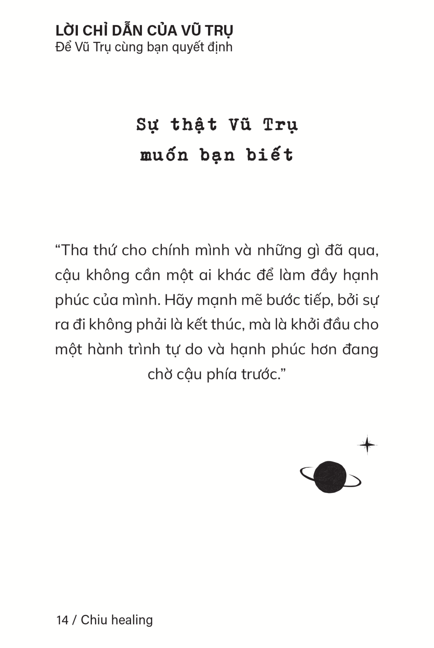 để vũ trụ cùng bạn quyết định - lời chỉ dẫn của vũ trụ