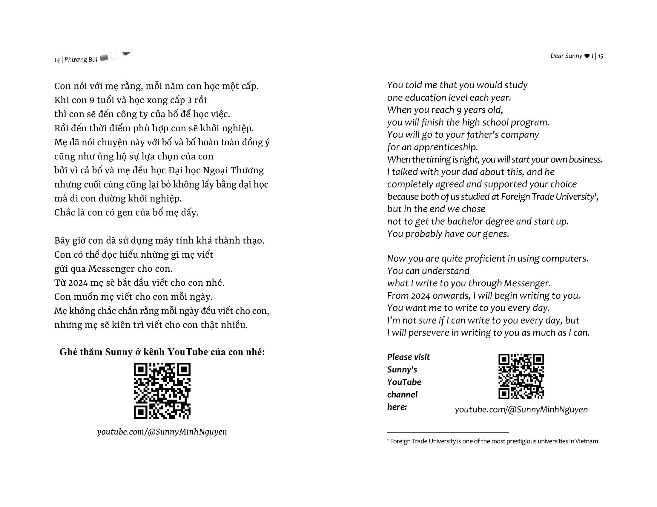 Dear Sunny - Nhung Buc Thu Trao Gui Yeu Thuong Va Tri Tue