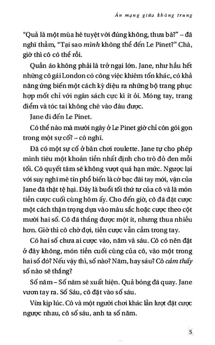 death in the clouds - án mạng giữa không trung