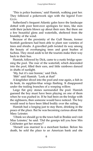 death of a kingfisher (hamish macbeth)