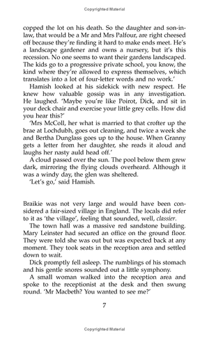 death of a kingfisher (hamish macbeth)