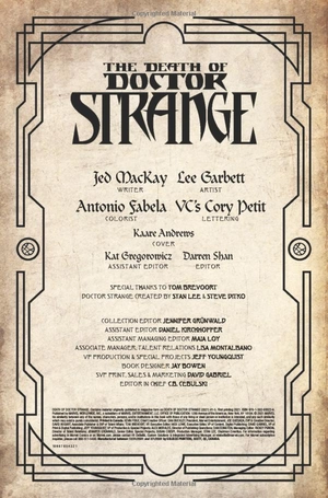 death of doctor strange