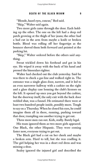 death of the black widow