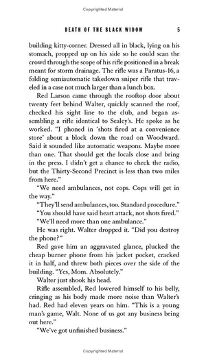 death of the black widow