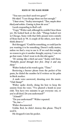 death of the black widow