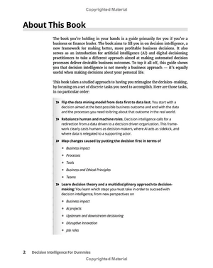 decision intelligence for dummies