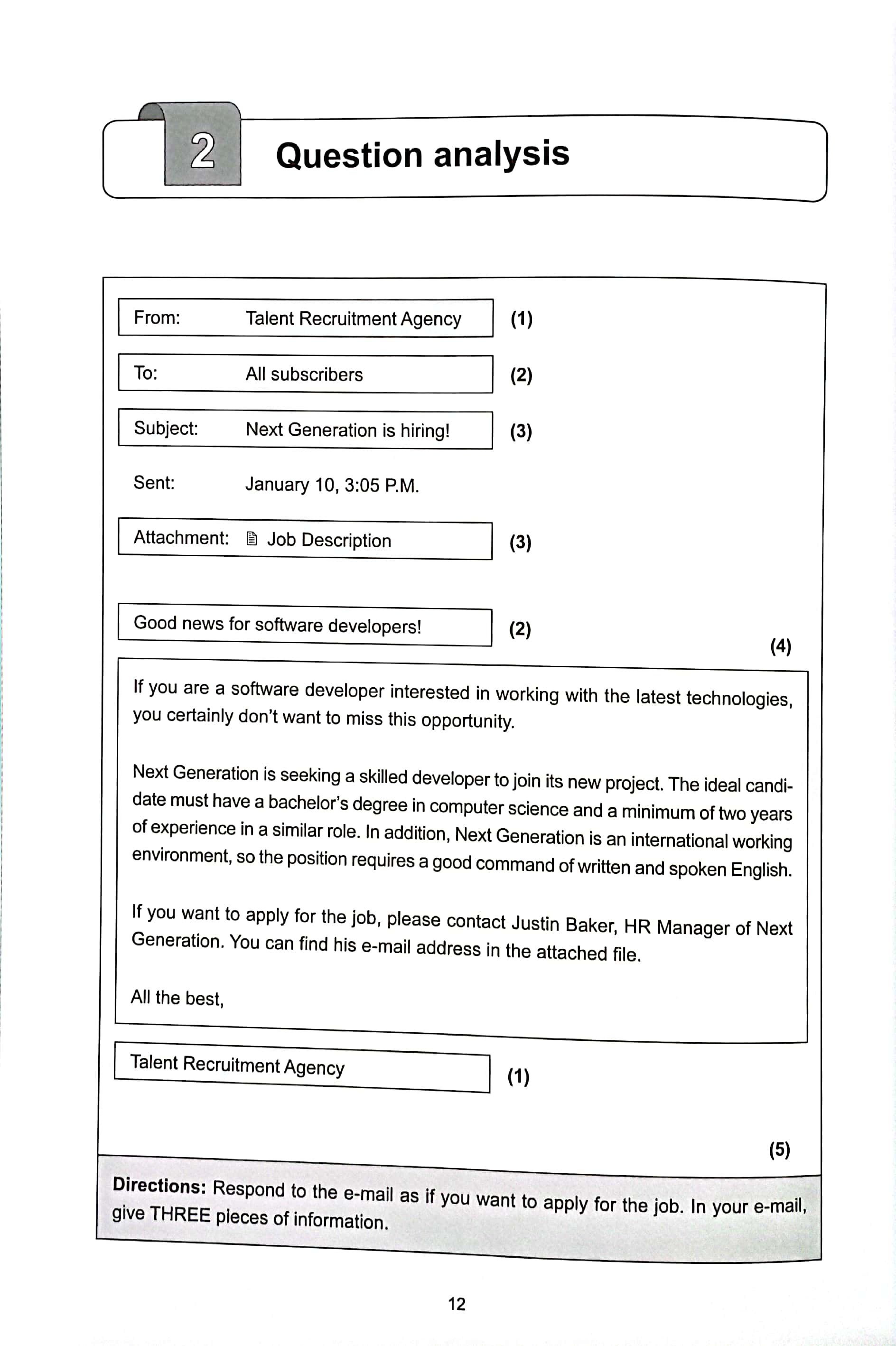decode toeic writing - business e-mail - chinh phục mọi dạng bài e-mail