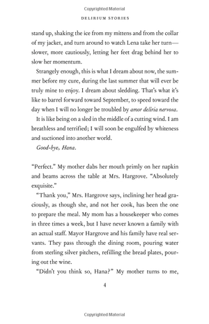 delirium stories: hana, annabel, and raven (delirium trilogy)