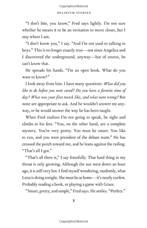 delirium stories: hana, annabel, and raven (delirium trilogy)