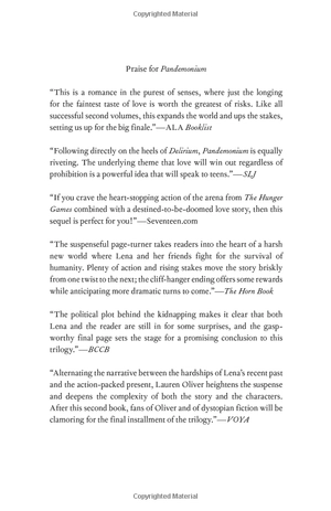 delirium stories: hana, annabel, and raven (delirium trilogy)