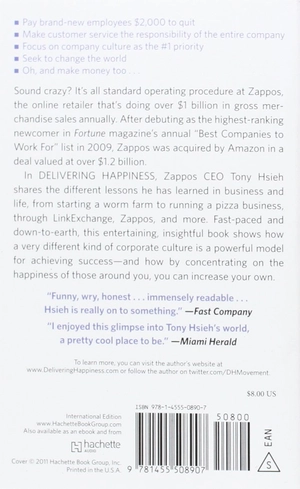 delivering happiness: a path to profits, passion and purpose