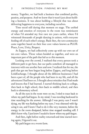 delivering happiness: a path to profits, passion and purpose