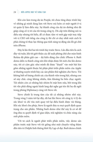 đến apple học về sáng tạo