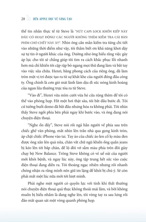 đến apple học về sáng tạo