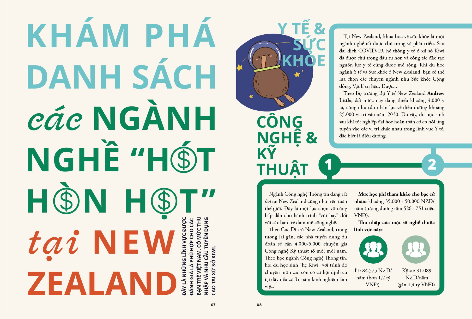 đến new zealand đón bình minh mới - tặng kèm sticket + huy hiệu xinh yêu