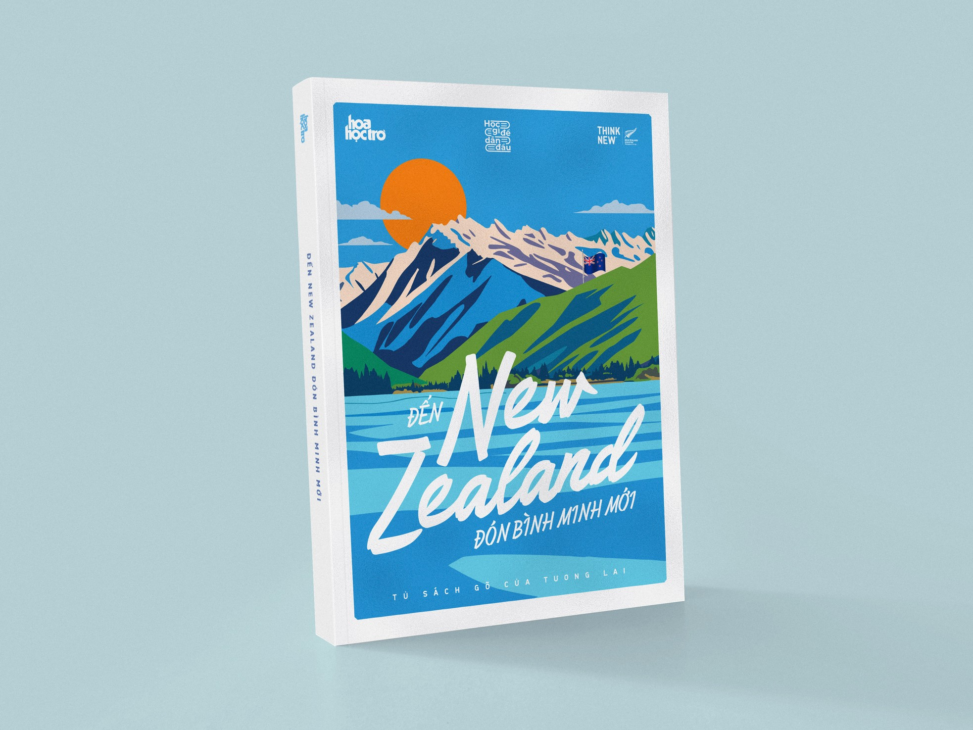 đến new zealand đón bình minh mới - tặng kèm sticket + huy hiệu xinh yêu