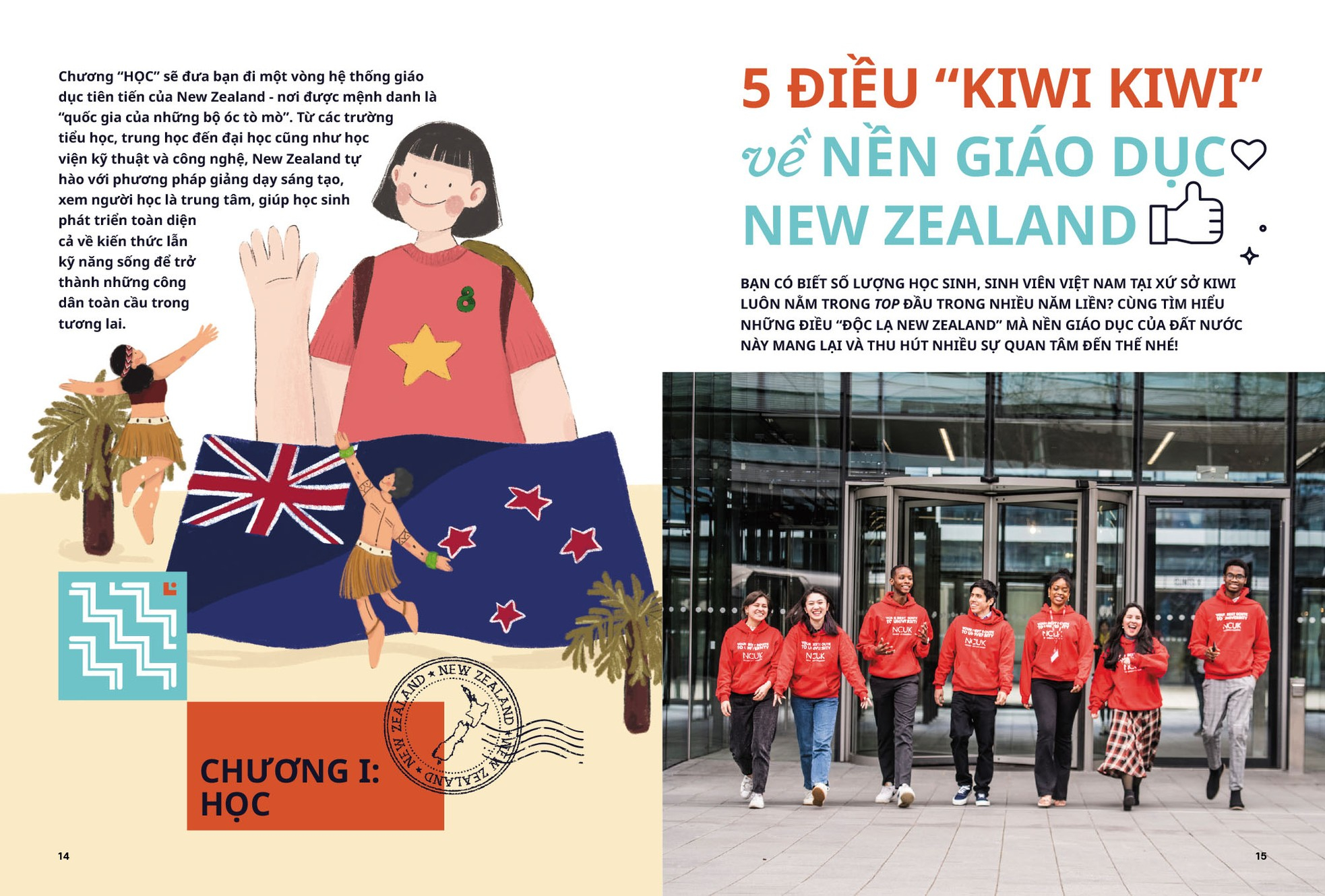 đến new zealand đón bình minh mới - tặng kèm sticket + huy hiệu xinh yêu