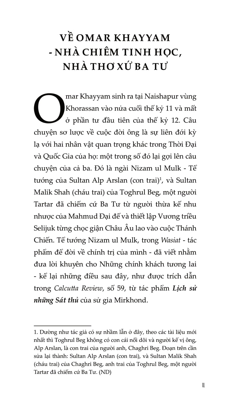 đến tựa nước chảy, đi tựa gió phiêu - thơ rubaiyat