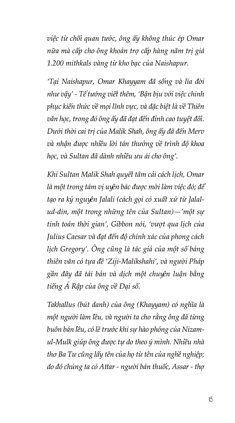 đến tựa nước chảy, đi tựa gió phiêu - thơ rubaiyat