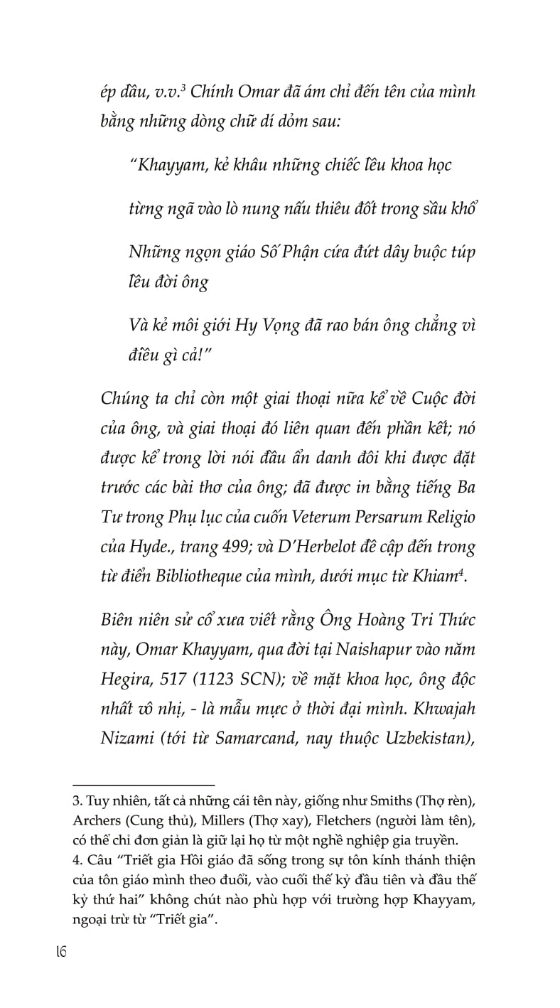 đến tựa nước chảy, đi tựa gió phiêu - thơ rubaiyat