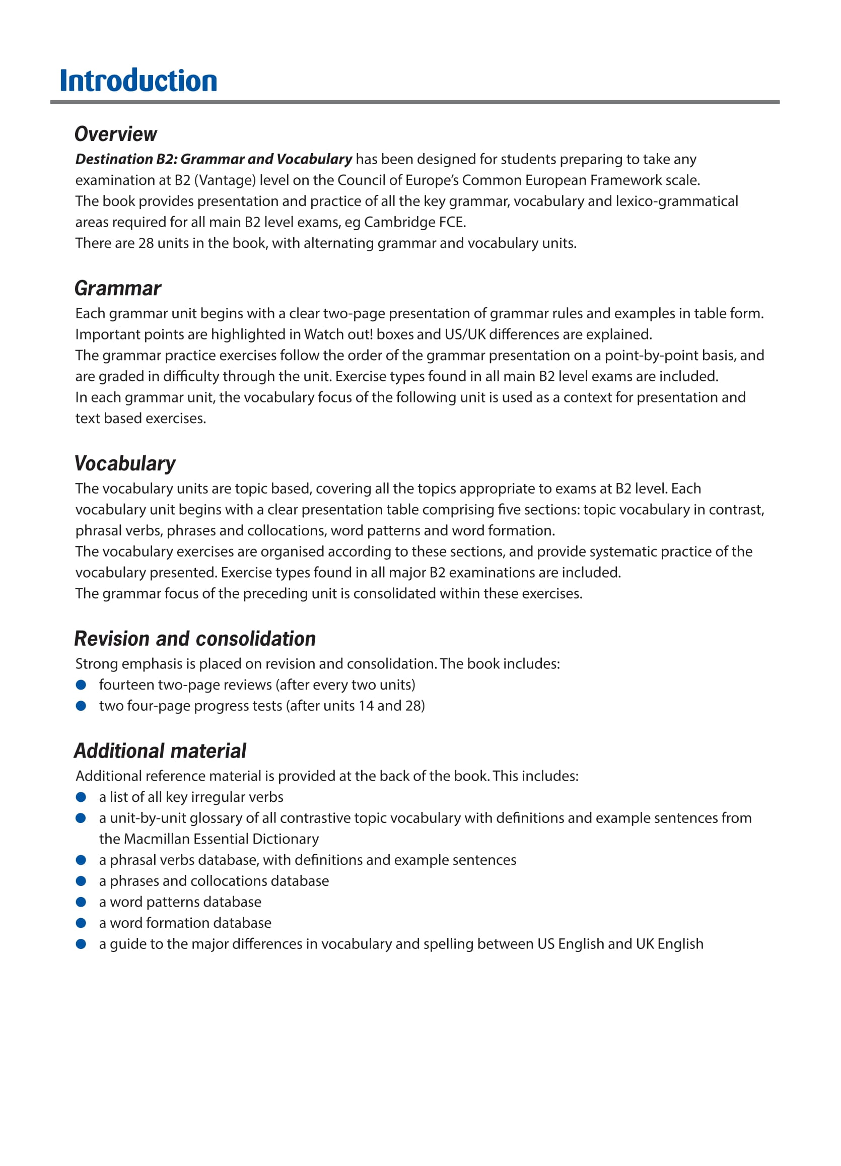 Destination B2 - Grammar And Vocabulary With Answer Key (Khong Dap An)