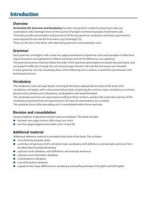 destination b2 - grammar and vocabulary with answer key (tái bản 2024)