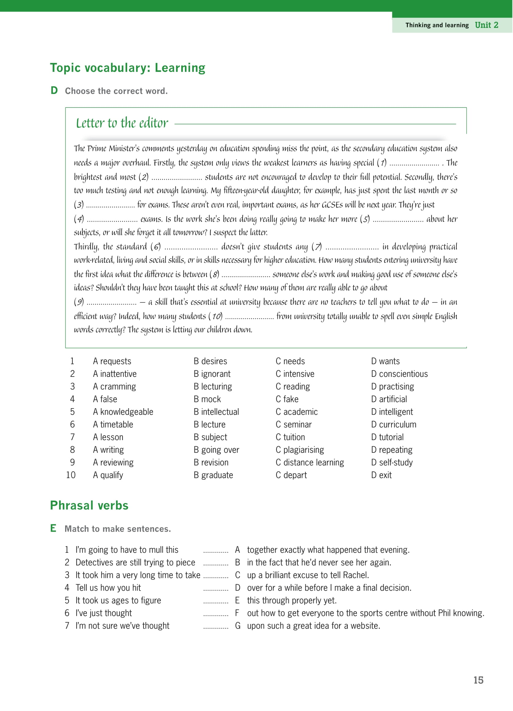 Destination C1&C2 - Grammar And Vocabulary With Answer Key (Khong Dap An) (Tai Ban 2025)