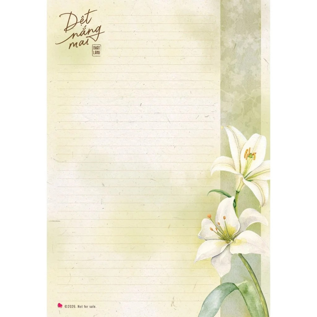 Dệt Nắng Mai - Tặng Kèm Bookmark Bế Hình + Giấy Viết Thư A5