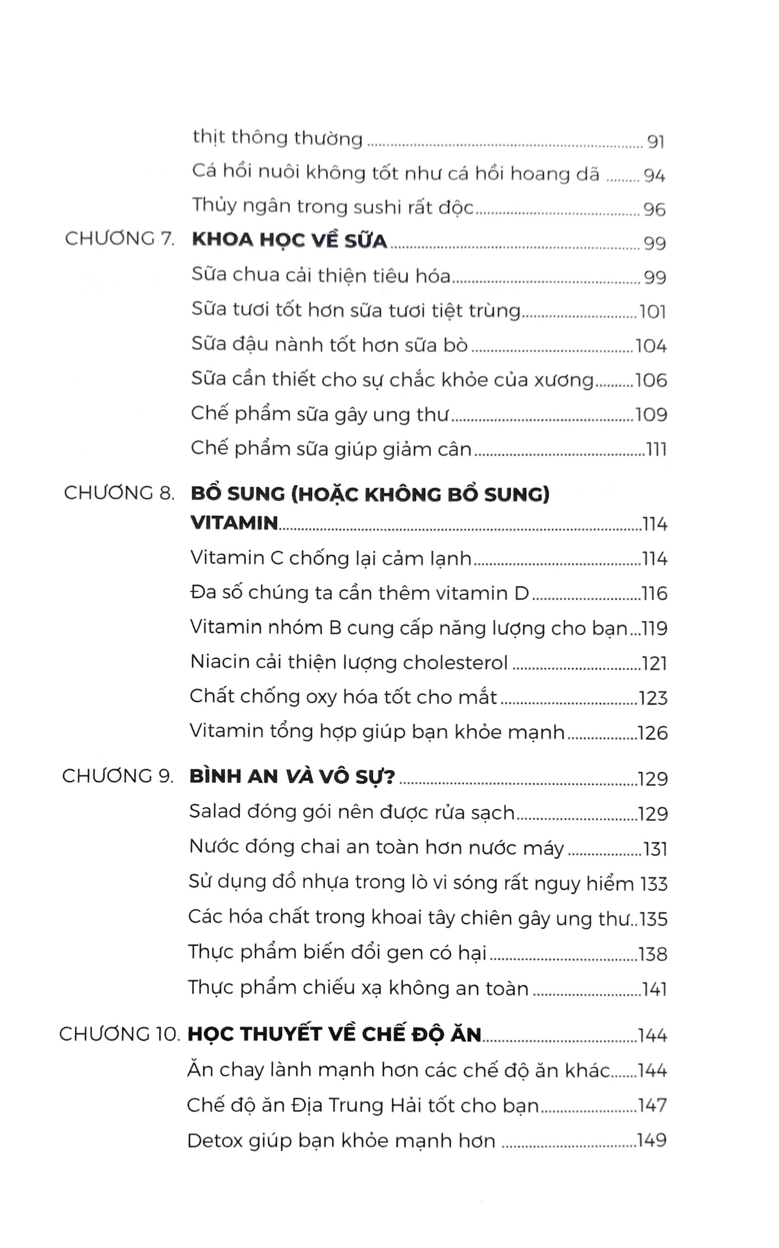 detox, low-carb, thực phẩm hữu cơ…tin đồn & sự thật