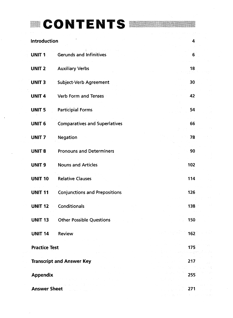 developing skills for the toeic test