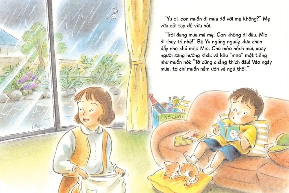 đi chợ ngày mưa