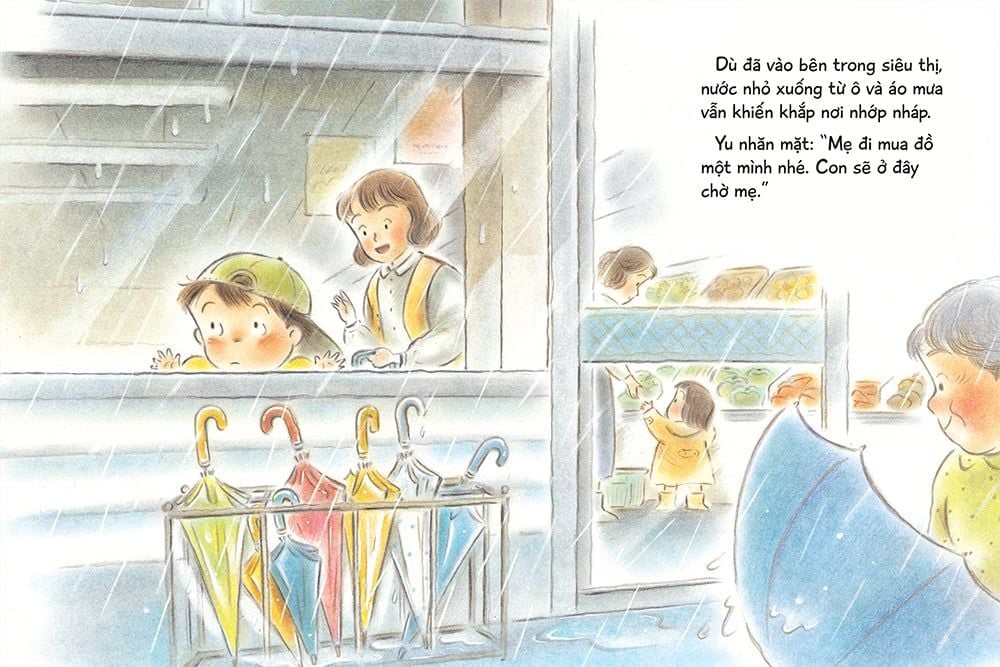 đi chợ ngày mưa