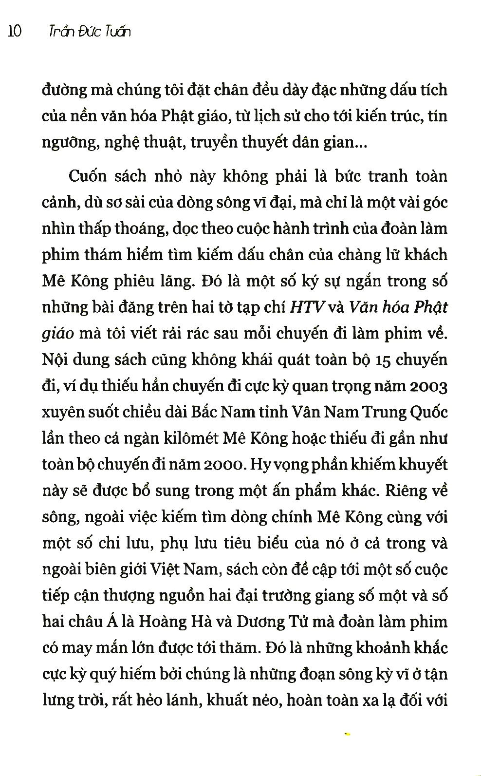 đi dọc dòng sông phật giáo
