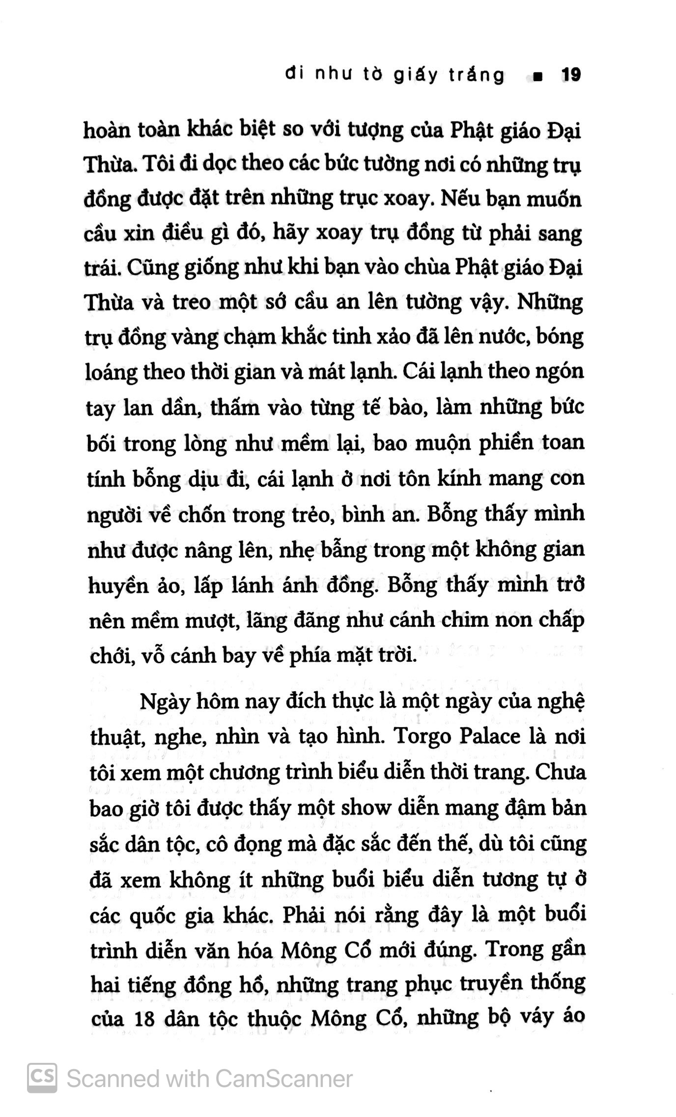 đi như tờ giấy trắng