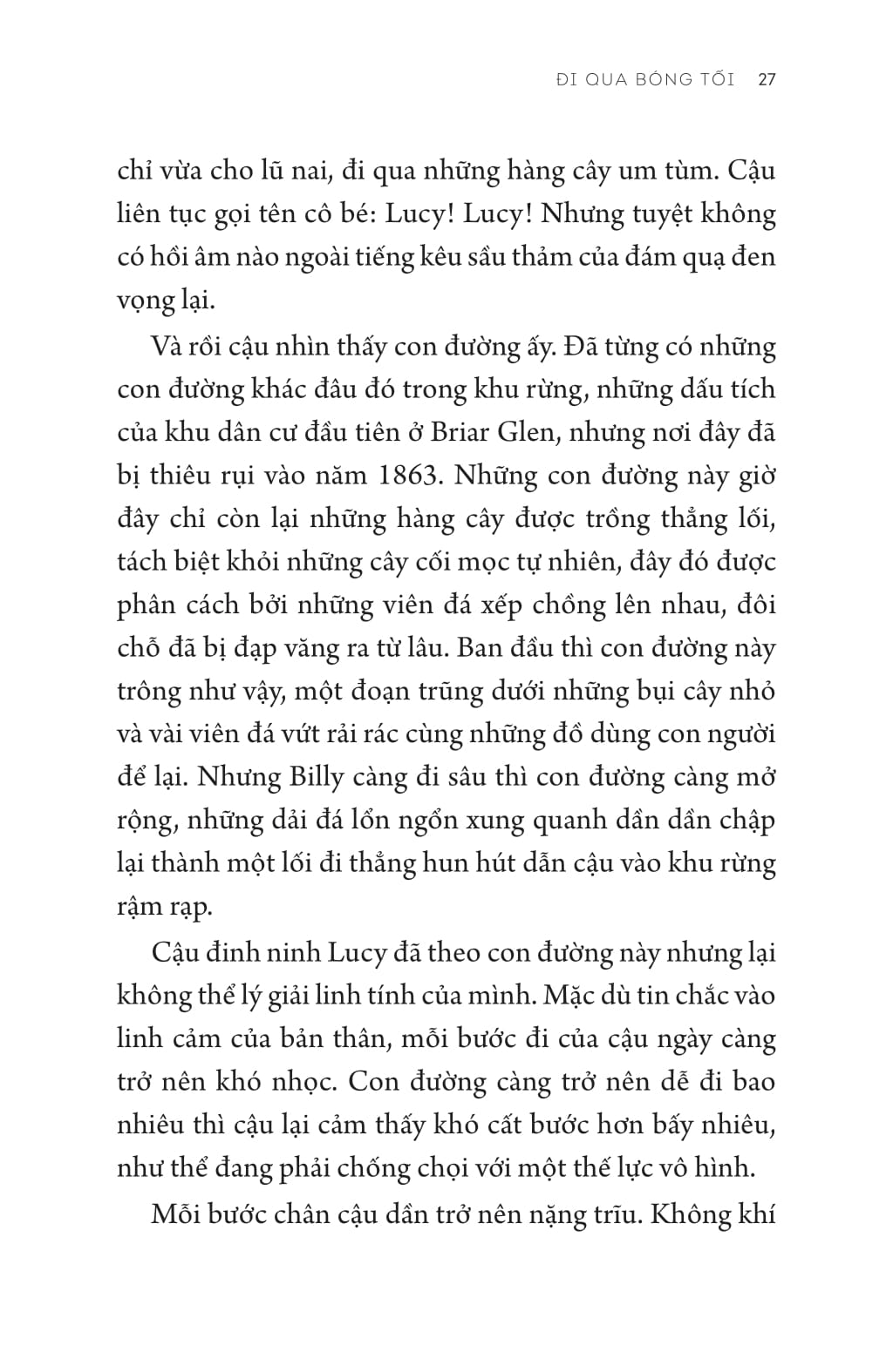 đi qua bóng tối - rules for vanishing