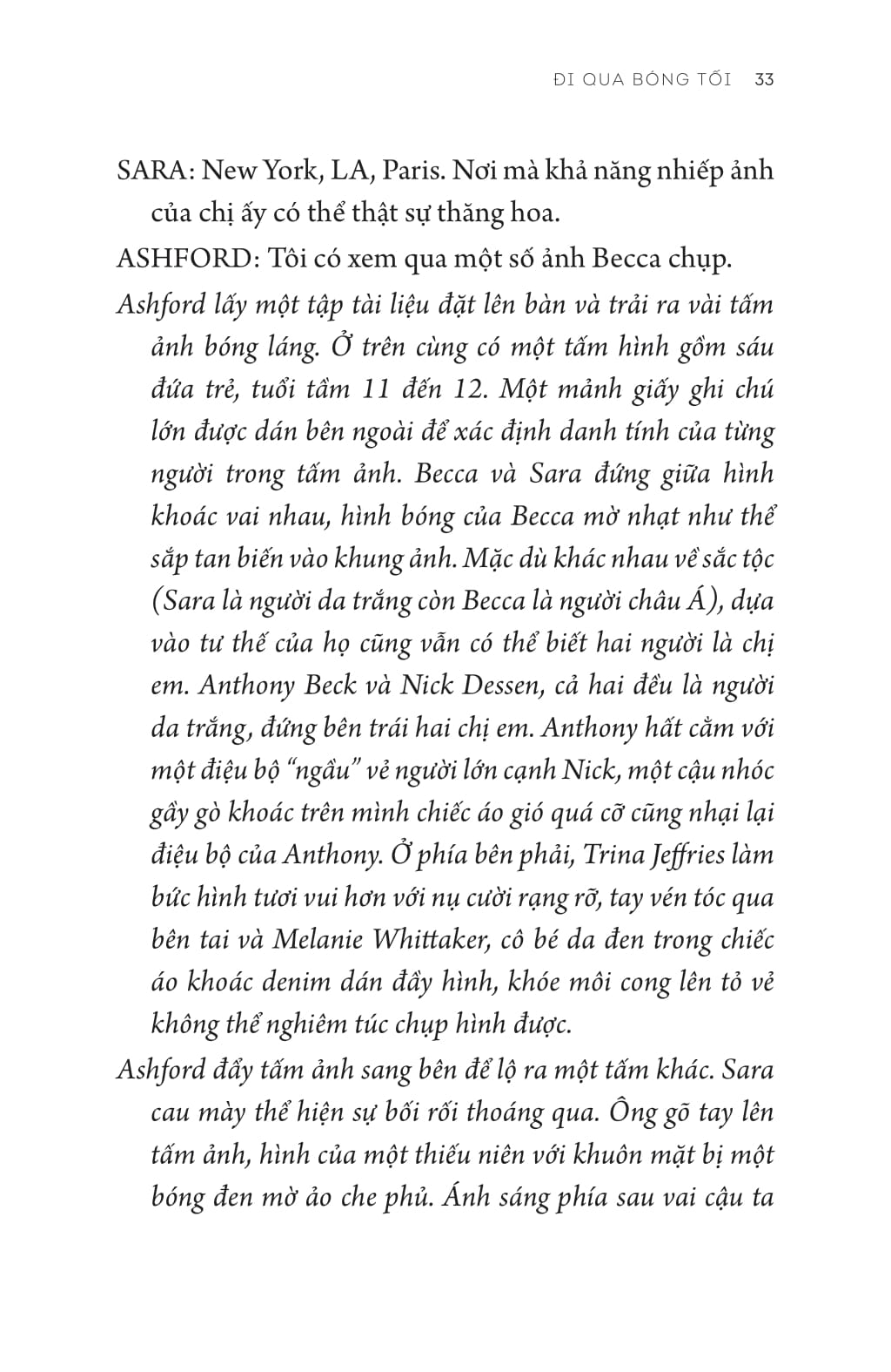 đi qua bóng tối - rules for vanishing