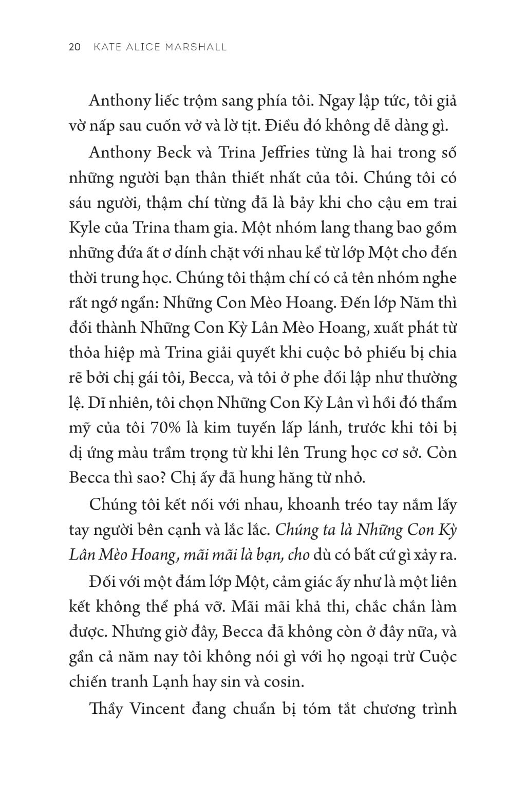 đi qua bóng tối - rules for vanishing